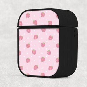 PINK Strawberry Airpod Case